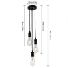 LED E27 Pendant Lights Bedroom Living Room Hanging Light 90-220V Restaurant Cafe Decoration Hanglamp Kitchen Fixtures Chandelier Lighting