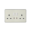 Double Pole Switch Twin Electrical Wall Single Switched Socket